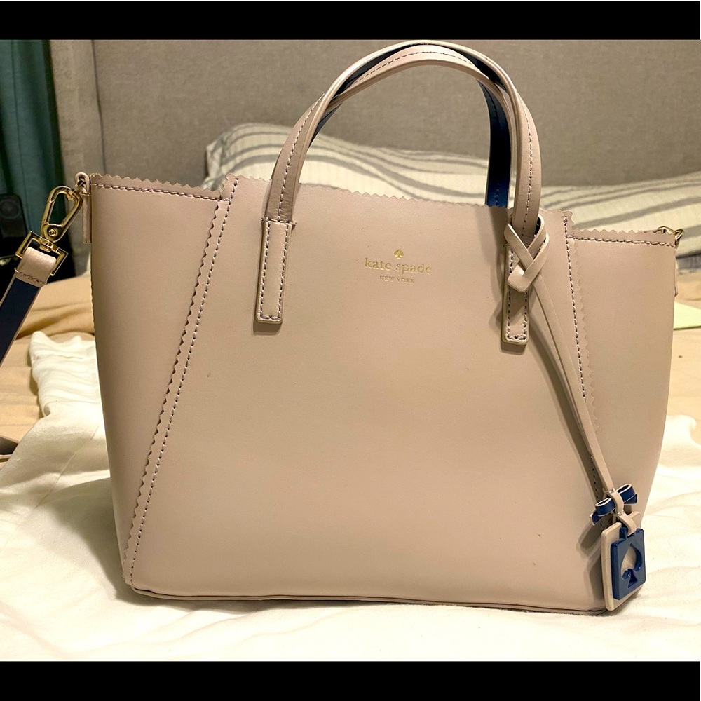 Small leather Kate Spade tote.